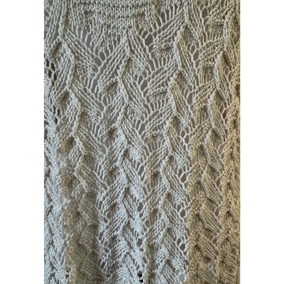 Sundance Ingrid Knit Cardigan Cream Sweater Womens XS Classic Open Front Neutral - Picture 6 of 11